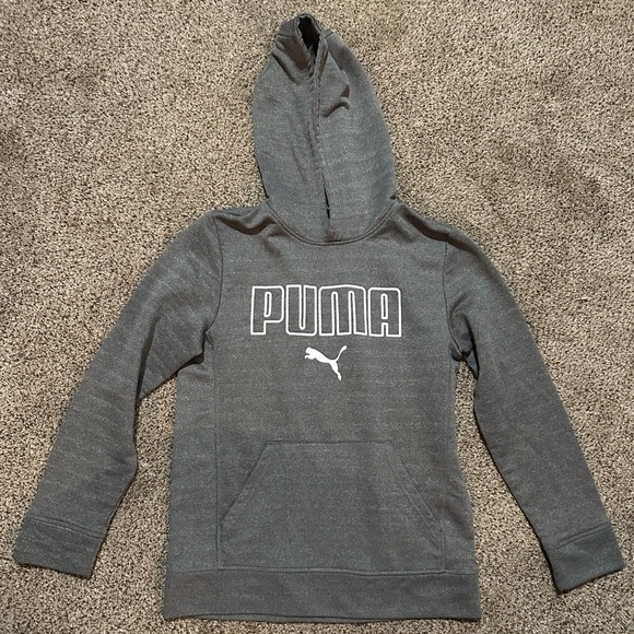 Puma Other - PUMA Kids Charcoal Hoodie